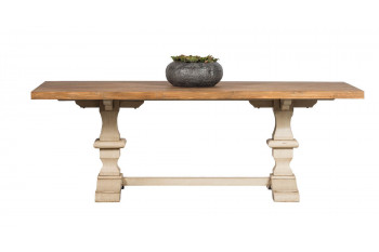 Table rectangulaire en bois piétement d'Abbaye L200 - CAPUCINE