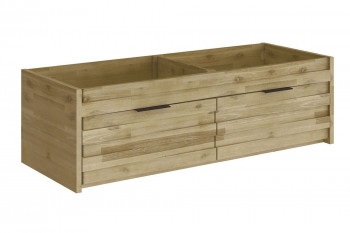 meuble sous vasque double en bois 120 cm