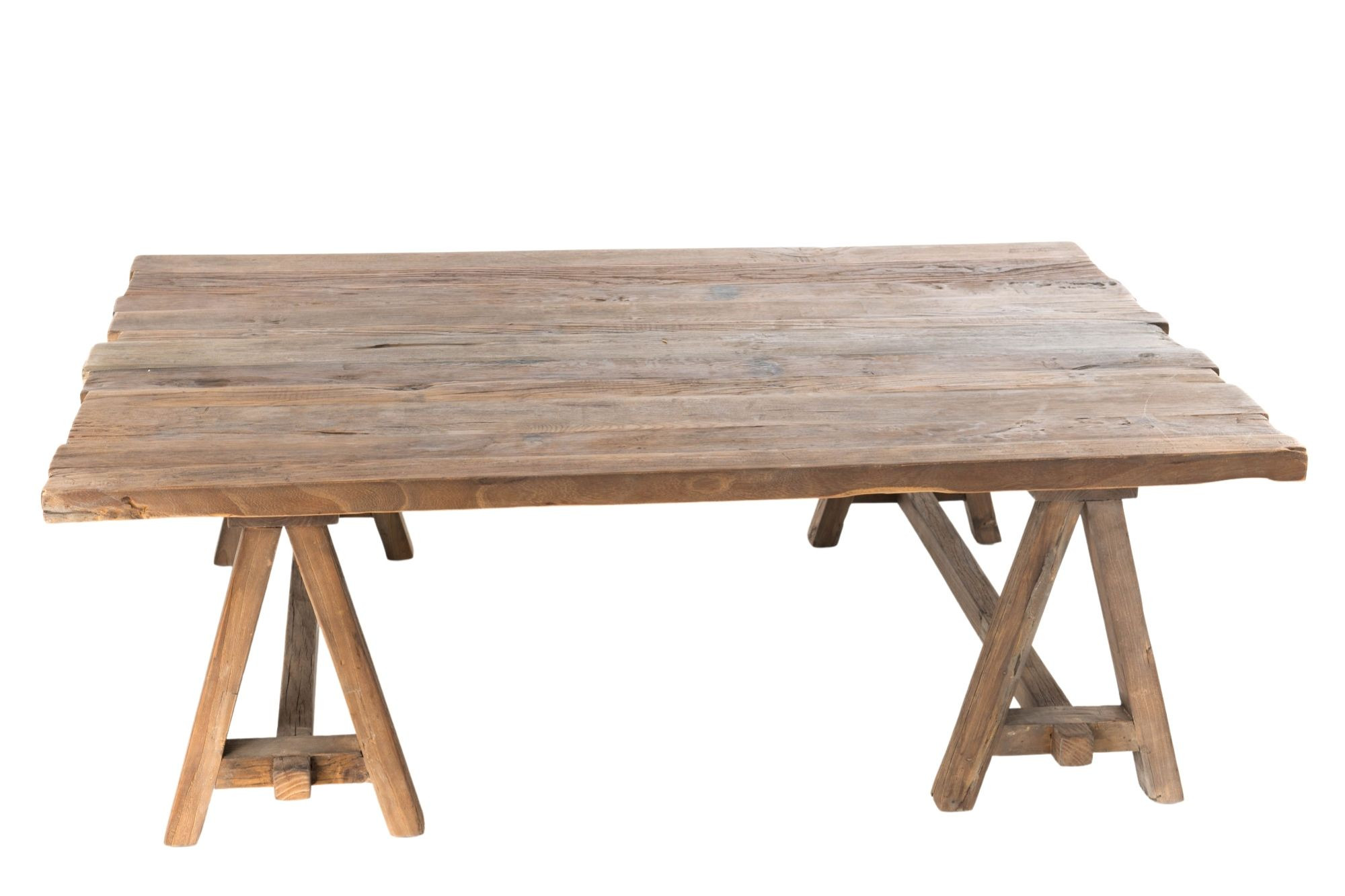 grande table basse en bois recyclé