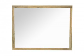 Miroir de salle de bain rectangulaire en bois 120 cm - PARIS