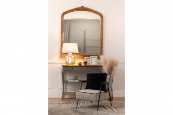 Miroir à moulures en bois de style romantique H145 - BETSY