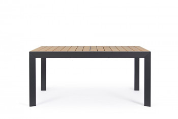 Table à manger de jardin extensible en métal L160/240 - FREJUS