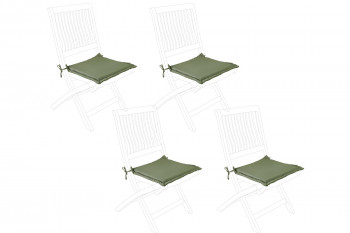 Coussins pour chaise de jardin pliante (lot de 4) - CANCALE