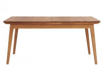 Table à manger extensible en bois massif bronze L160/240 - MALLET