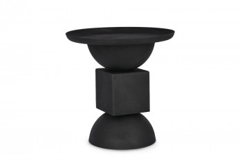 Table basse ronde design en métal coloré D41 - POLA