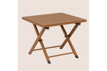 Table basse pliante de jardin en aluminium L44 - CABOURG