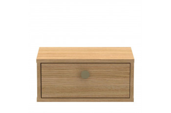 Chevet suspendu 1 tiroir de style scandinave - BELFORT