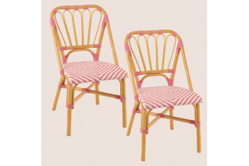 Chaises parisiennes tressées (lot de 2) - MONTMARTRE